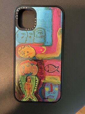 Casetify Multicolor Abstract Faces Phone Case